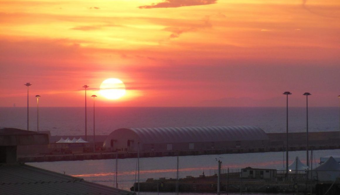 FORTE MICHELANGELO-TRAMONTO SUL PORTO